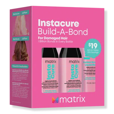 Matrix Instacure Build-a-bond Travel Trial Kit For Very Damaged Hair