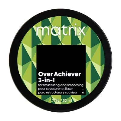 Matrix Styling Over Achiever 3-in-1 Hair Cream 1.7 Oz. In Gold