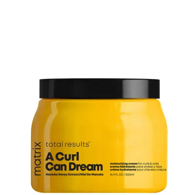 Matrix Total Results A Curl Can Dream Manuka Honey Infused Moisturising Hair Cream For Curls And Coils 500m In White