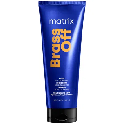 Matrix Total Results Brass Off Professional Toning Haircare Mask 200ml In White