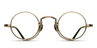 Matsuda 10103h Ag Men's Glasses Gold Size 41 - Free Lenses - Blue Light Block Available
