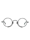 Matsuda 10103hi Round-frame Glasses In Black