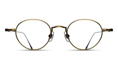 Matsuda 10189h Ag Men's Glasses Gold Size 44 - Free Lenses - Blue Light Block Available