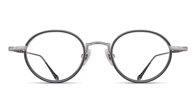 Matsuda 10189h-i Pw-gry Men's Glasses Grey Size 45 - Free Lenses - Blue Light Block Available
