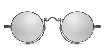 Matsuda 10601h Mbk2 Men's Sunglasses Silver Size 45 In Black