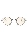 Matsuda 10601h Round-frame Sunglasses In Silver