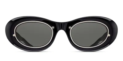 Matsuda 10604h Blk Men's Sunglasses Black Size 49 In Transparent