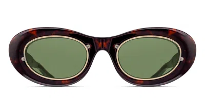 Matsuda 10604h Dto Men's Sunglasses Tortoiseshell Size 49 In Dark Tortoise,gold