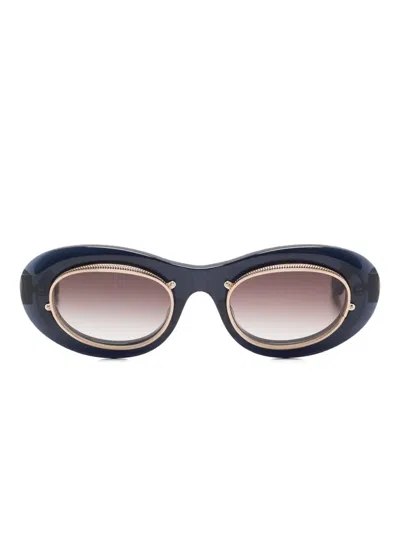 Matsuda 10604h Oval-frame Sunglasses