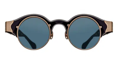 Matsuda 10605h Mgp Men's Sunglasses Gold Size 43 In Yellow