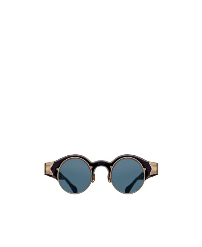 Matsuda 10605h Round-frame Sunglasses In Blue