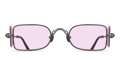 Matsuda 10611h Rtm Men's Sunglasses Silver Size 48 In Black