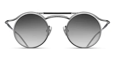 Matsuda 2903h Bs Men's Sunglasses Silver Size 43 In Brushed Silver