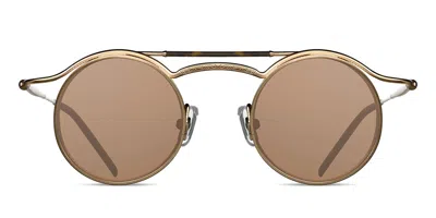 Matsuda 2903h Mgp-mbk Men's Sunglasses Gold Size 43 In Matte Gold