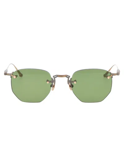 Matsuda Antique Gold - Sage Green Titanium Sunglasses