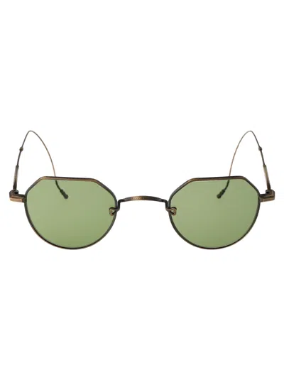 Matsuda Antique Gold - Se Green Titanium Sunglasses