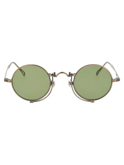 Matsuda Antique Gold Titanium Sunglasses