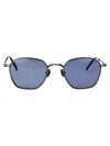 Matsuda Antique Silver - Navy Metal Sunglasses In Blue