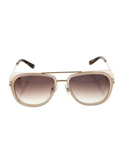 Pre-owned Matsuda Aviator Gradient Sunglasses In Neutral