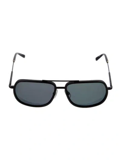Pre-owned Matsuda Aviator Tinted Sunglasses In Black