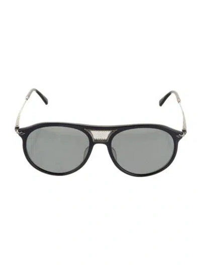Pre-owned Matsuda Aviator Tinted Sunglasses In Black