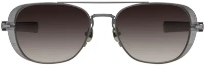 Matsuda Black M3115 Sunglasses In Gray