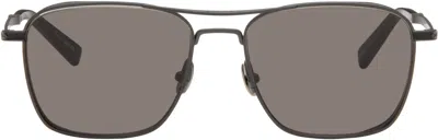 Matsuda Black M3135 Sunglasses In Green