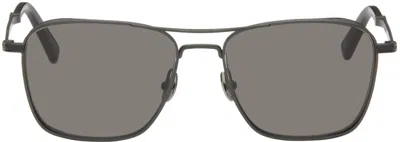 Matsuda Black M3135 Sunglasses In Gray