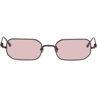 Matsuda Black M3163 Sunglasses In Pink