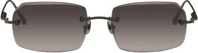Matsuda Black M5004 Sunglasses In Matte Black