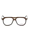 Matsuda Pilot-frame Glasses In Brown