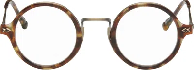 Matsuda Brown & Black M3127 Glasses In Animal Print