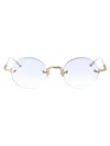 Matsuda Brushed Gold - Cafè Blue Gradient Titanium Sunglasses