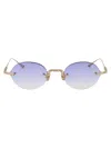 Matsuda Round-frame Sunglasses In Blue