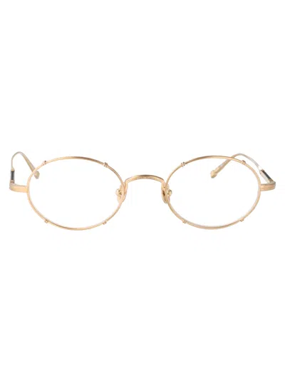 Matsuda Brushed Gold Metal Glasses