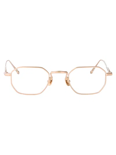 Matsuda Brushed Gold Metal Glasses