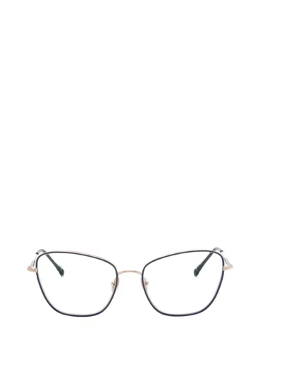 Matsuda Cat-eye Glasses In Blue