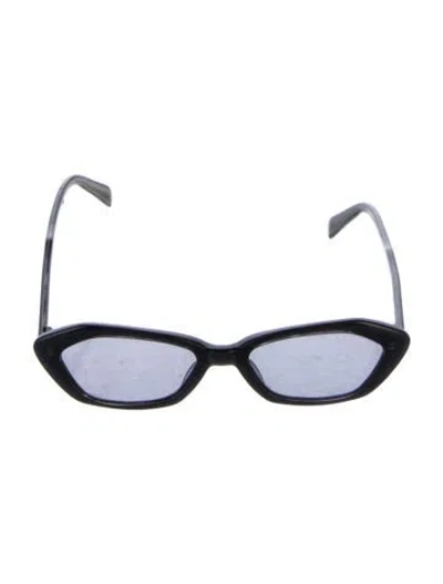 Pre-owned Matsuda Cat-eye Tinted Sunglasses In Black
