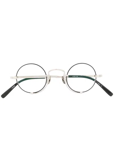 Matsuda Circle Framed Glasses In 金属色