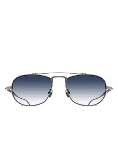 Matsuda Double-bridge Sunglasses In Silver