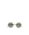 Matsuda Embossed Round-frame Tinted Sunglasses In Brown