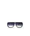 Matsuda M3023 V2 - Antique Silver / Matte Black Sunglasses In Black