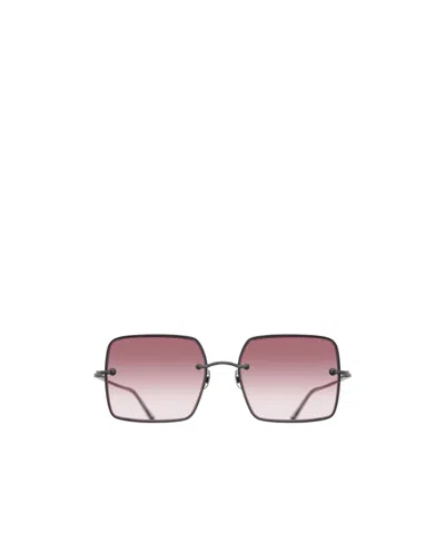 Matsuda Full Frame Sunglasses In Burgundy