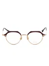 Matsuda Geometric-frame Glasses In Red