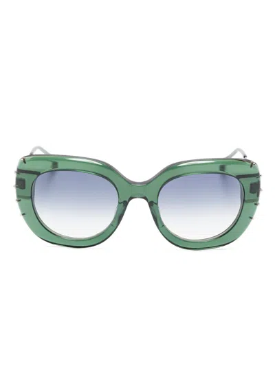 Matsuda Sonnenbrille Mit Geometrischem Gestell