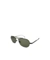 Matsuda Geometric Frame Sunglasses In Green