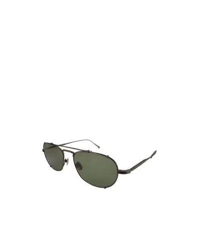 Matsuda Geometric Frame Sunglasses In Green