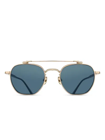 Matsuda Geometric-frame Sunglasses In Gold
