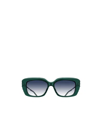 Matsuda Geometric-frame Sunglasses In Green