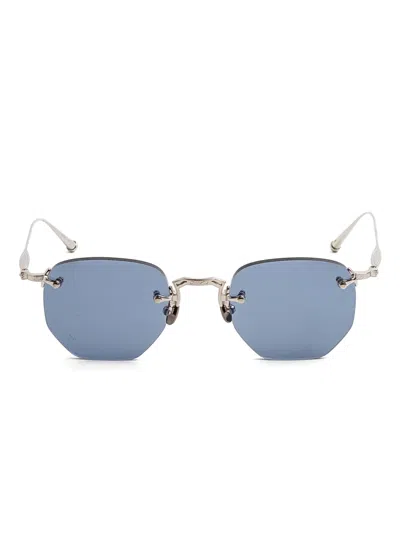 Matsuda Geometric-frame Sunglasses In Silver